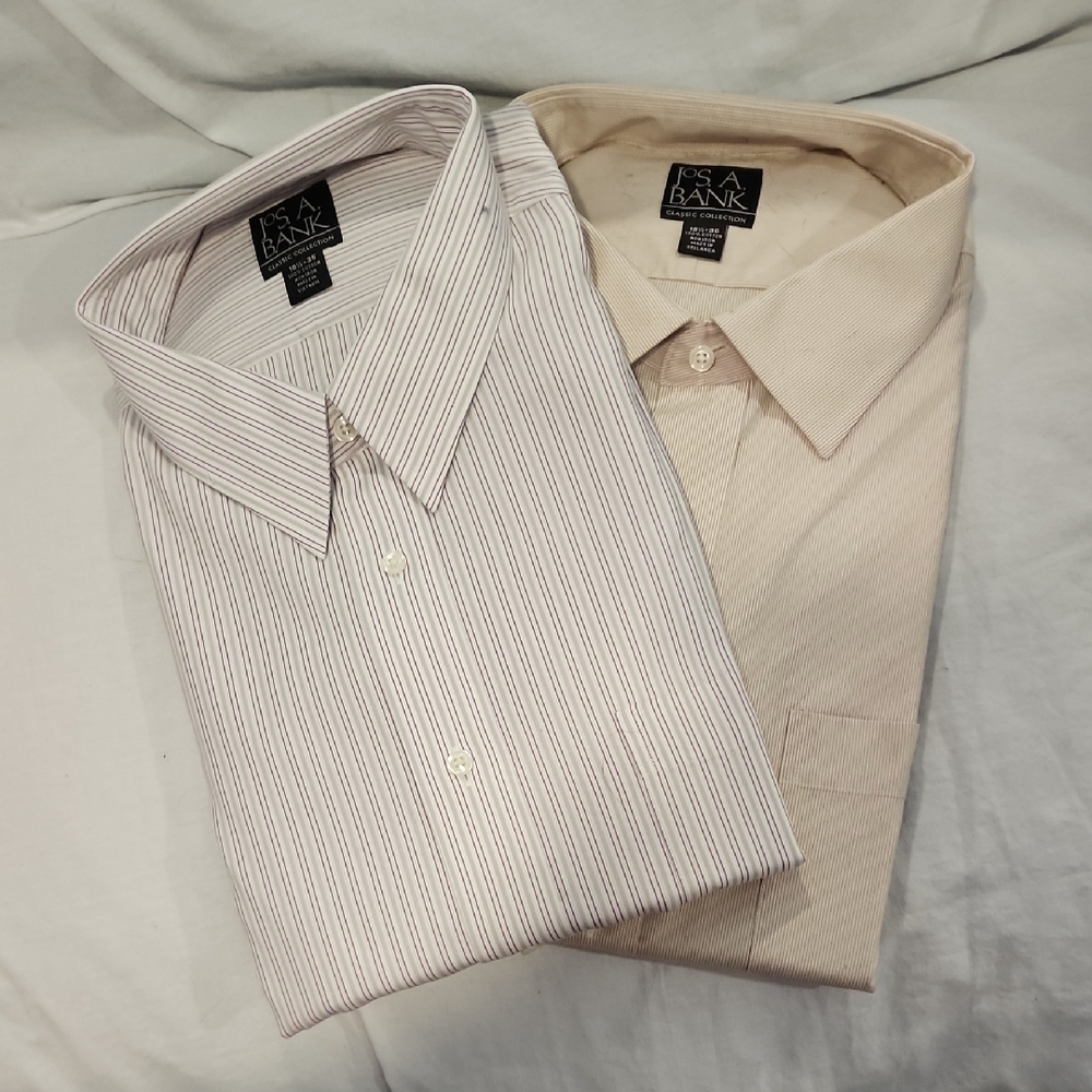 Jos. A. Bank Men's Striped and Solid Dress Shirts